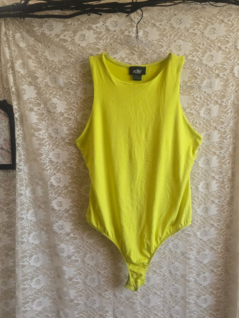 Lime Green - Fluorescent Bodysuit - Green Onesie - Lime Bodysuit - Just Polly
